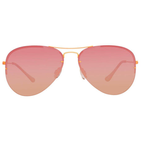 Benetton Orange Metal Sunglasses - Hilstor