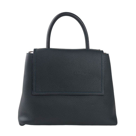 Giada Blue Leather Handbag - Hilstor