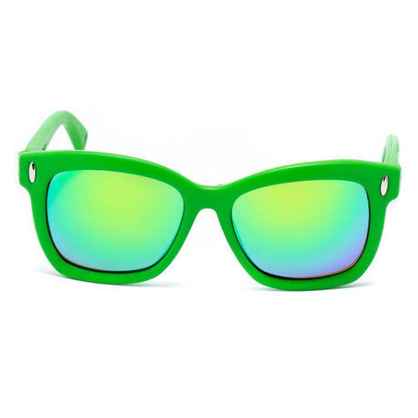 Italia Independent Green Rubber Sunglasses - Hilstor