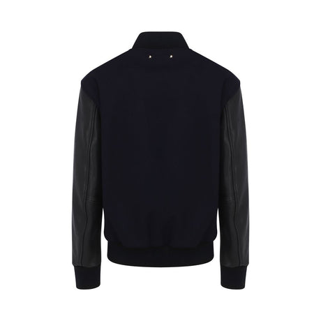 Golden Goose Blue Wool Bomber
