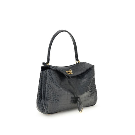 Balenciaga Black Calf Leather Bos Taurus Shoulder Bag