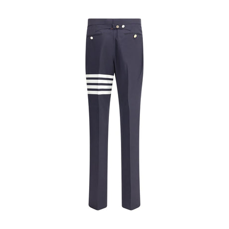 Thom Browne Blue Wool Dress Pants