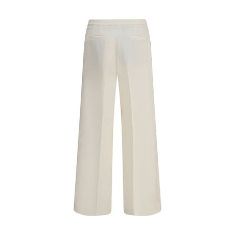 Cruna Cream Polyester Casual Pants