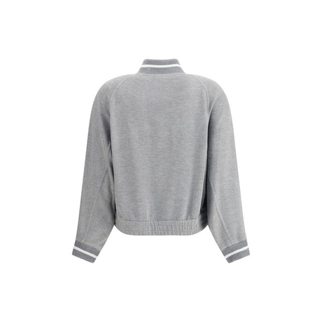 Brunello Cucinelli Gray Viscose Sweatshirt