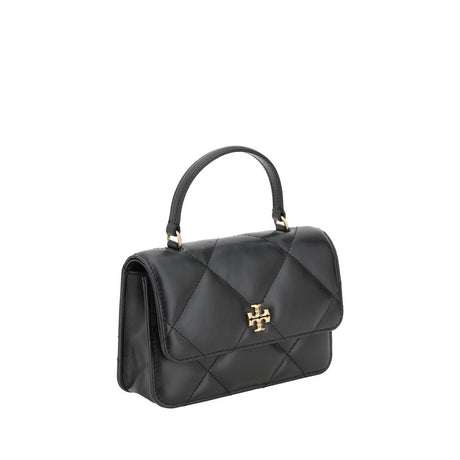 Tory Burch Black Calf Leather Bos Taurus Wallet