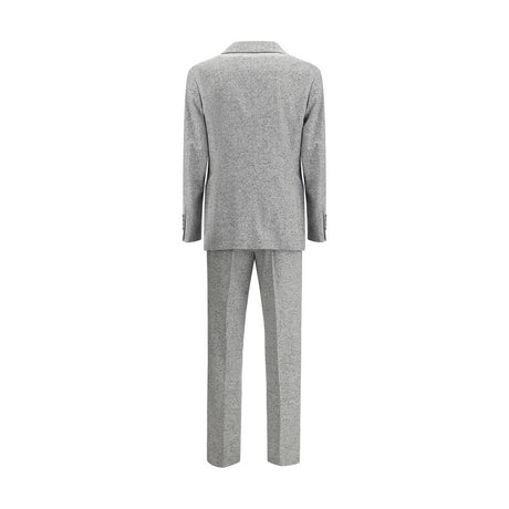 Brunello Cucinelli Gray Wool Two-Piece Suit
