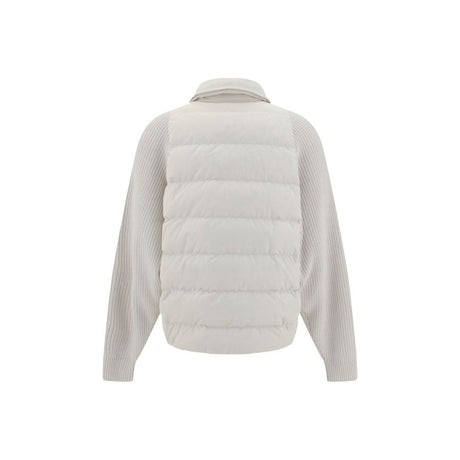 Brunello Cucinelli White Polyamide Coat