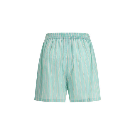 Balenciaga Green Copper Bermuda Shorts
