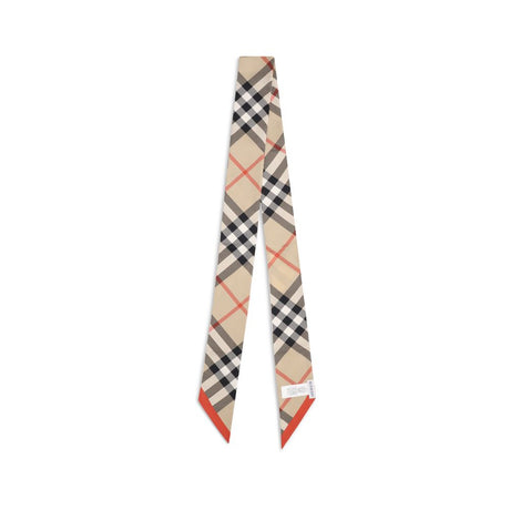 Burberry Beige Silk Scarf