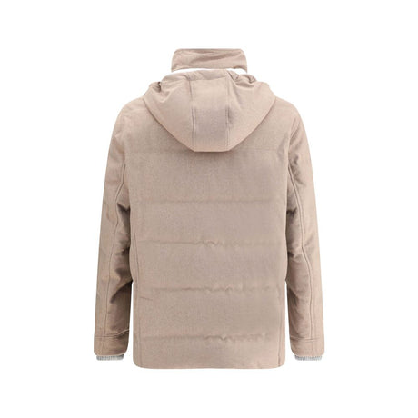 Brunello Cucinelli Beige Cashmere Coat