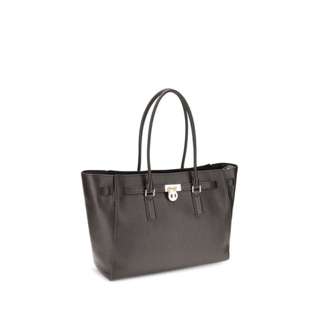 Michael Kors Brown Calf Leather Bos Taurus Shoulder Bag
