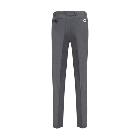 Germano Gray Fleece Wool Dress Pants