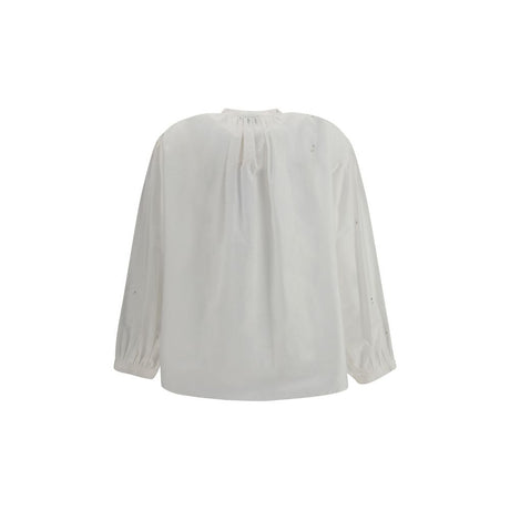 Forte_Forte White Cotton Blouse