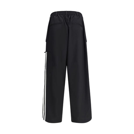 Y-3 Black Wool Casual Pants