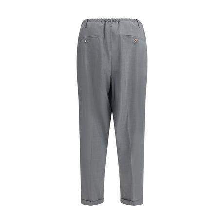 Magliano Gray Polyester Casual Pants