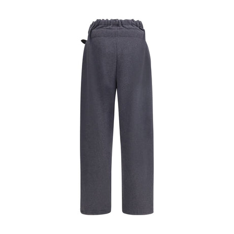 Magliano Gray Cotton Casual Pants
