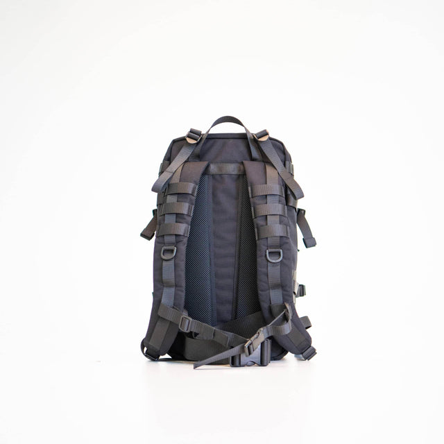 Backpack 039 – Black, 30L Military-Grade Cordura with Molle System, Made in Europe by Galvi-Linda - Hilstor