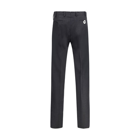 Germano Gray Fleece Wool Dress Pants