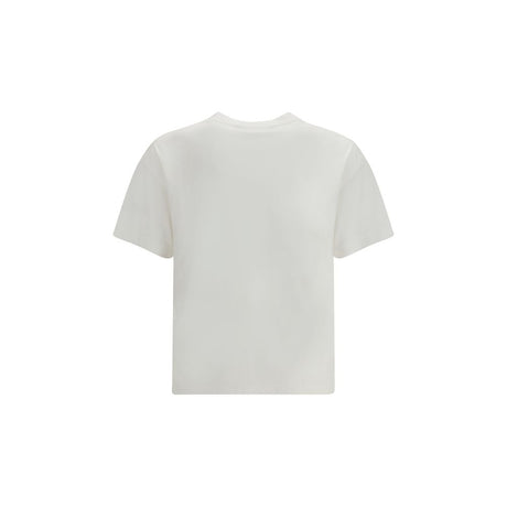 Palm Angels White Cotton T-Shirt
