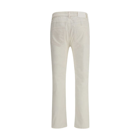 PT Torino White Cotton Pants