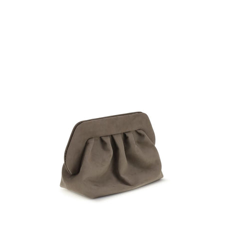 THEMOIRè Brown Other Fibres Clutch Bag
