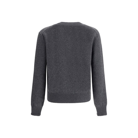 Ami Paris Gray Cashmere Cardigan