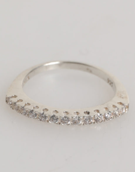 Nialaya Sterling Silver 925 Band Pave CZ Crystal Eternity Ring