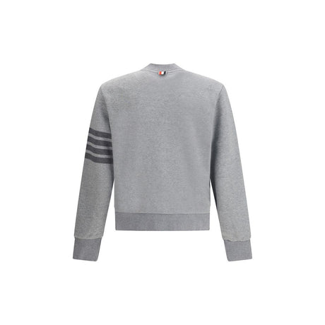 Thom Browne Gray Cotton Sweatshirt