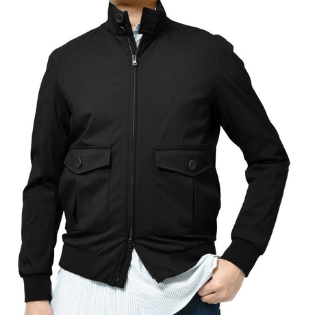 Herno Black Wool Men Jacket