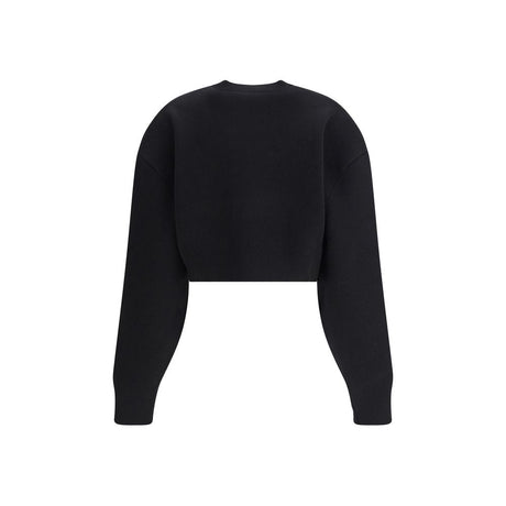 Tom Ford Black Fleece Wool Sweatshirt