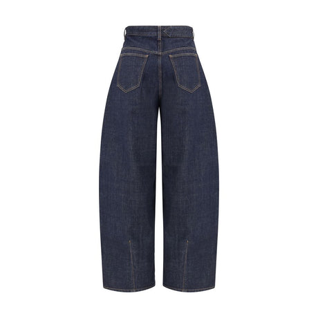 Jacquemus Blue Cotton Relaxed Fit Jeans