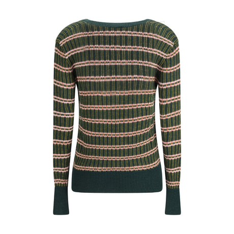 Etro Green Wool Sweatshirt