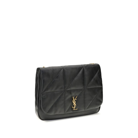 Saint Laurent Black Lamb Ovis Aries Aries Shoulder Bag