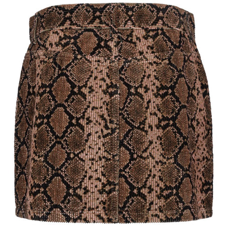 PINKO Brown Cotton Women's Miniskirt