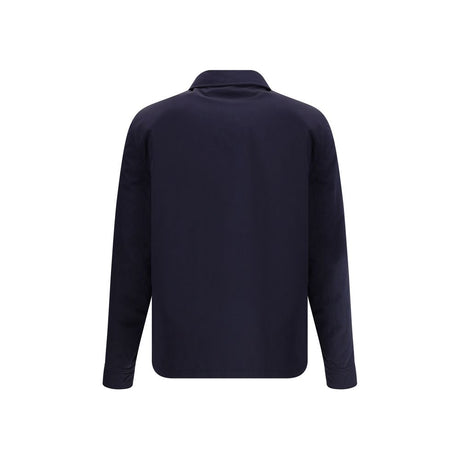 Brunello Cucinelli Blue Nylon Full-Length Jacket