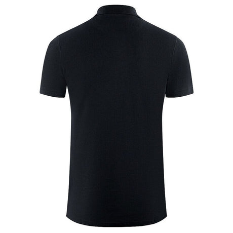 Aquascutum Black Cotton Polo Shirt
