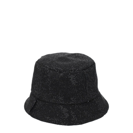 Palm Angels Black Cotton Bucket Hat