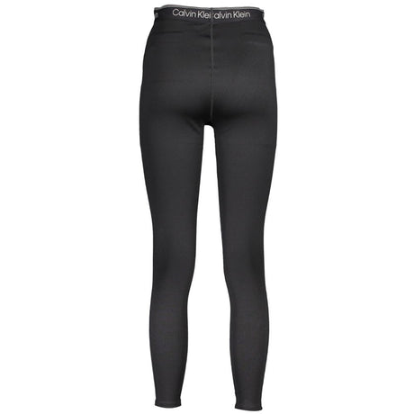 Calvin Klein Black Polyester Pant