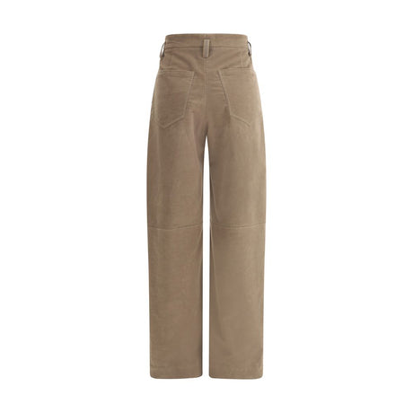 Brunello Cucinelli Brown Cotton Casual Pants