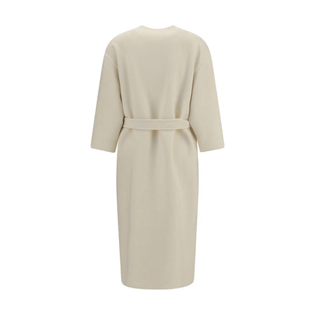 Aftercoat Cream Fleece Wool Coat