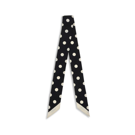 Valentino Garavani Black Silk Scarf