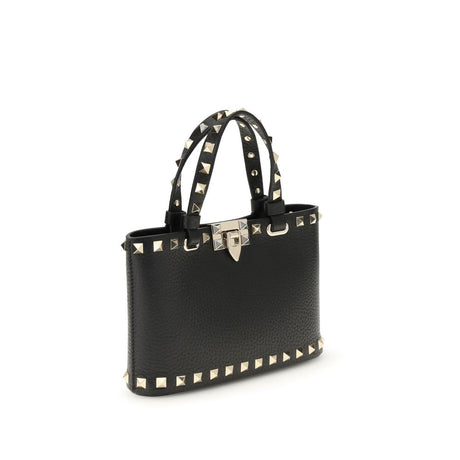Valentino Garavani Black Leather Shoulder Bag