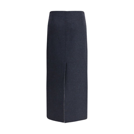 Brunello Cucinelli Virgin wool midi Skirt