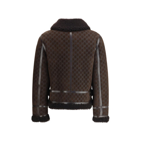 Gucci Brown Leather Jacket