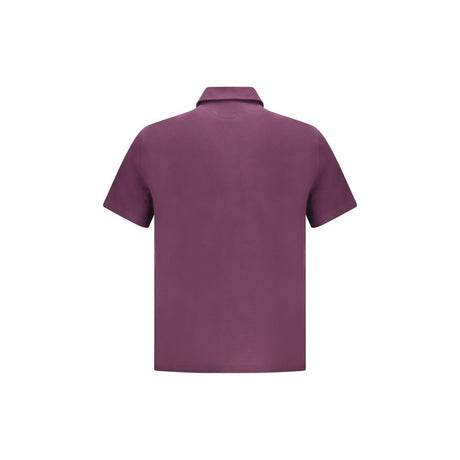 Brunello Cucinelli Purple Cotton Polo Shirt