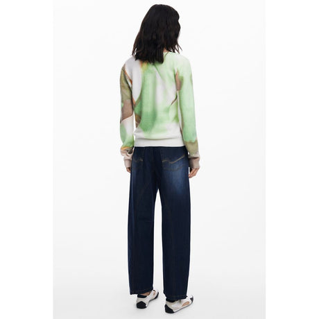 Desigual Green Elastane Sweater