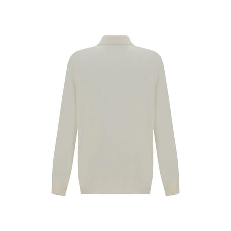 Brunello Cucinelli White Cashmere Cashmere Sweater