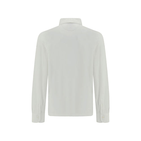 Brunello Cucinelli White Cotton Dress Shirt