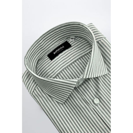 Baldinini Trend Green Cotton Shirt