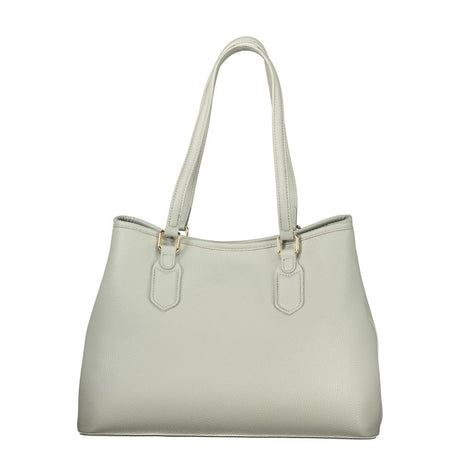 Mario Valentino Gray Polyethylene Handbag